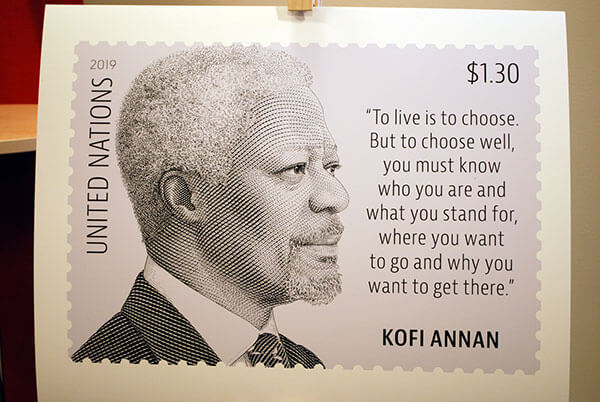 Kofi Annan stamp 2